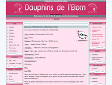 Tablet Screenshot of dauphins-de-lelorn.fr